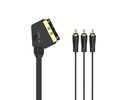 Hama 00205156 RCA / SCART AV Cable [3x RCA plug (phono)