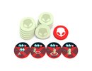 Eagle-gryphon games On Mars: Alien Invasion - Wooden Alien Token