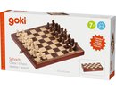 Goki Magnetic Chess Set in a Wooden Hinged Case