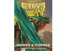 Dragon shield Sleeves - Matte Standard size - Power & Copper (100 Sleeves)