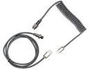 Royal kludge Coiled Aviator Cable (Grey)