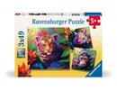 Ravensburger - Puzzle 3x49 Jungle Babies