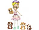Mattel - Enchantimals Family Toy Set Purple Hair Doll