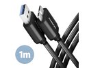 Axagon CABLE USB3.2 TO MICRO-B 1M/SPEED BLK BUMM3-AM10AB