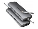 Axagon I/O HUB USB-C 9IN1 5GBPS/0.2M HMC-8HLSA