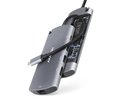 Axagon I/O HUB USB-C 6IN1 SATA M.2/0.18M HMC-6M2