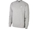 Nike Swoosh Club Crew M - dk grey heather/white