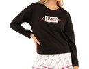 Core Signature Lucky In Love Pullover - black