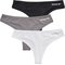 Reebok Thong Agatha Womens 3P - black/pure grey/white