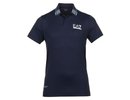 EA7 Man Jersey Polo Shirt - navy blue