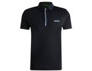 Boss Paddy Shirt In Quick-Dry Ribbed Fabric