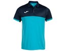 Joma Montreal Polo - fluor turquoise/navy