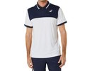 Asics Court Polo Shirt - brilliant white/midnight
