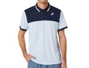 Asics Court Polo Shirt - soft sky/midnight