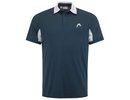 Head Slice Polo Shirt - navy