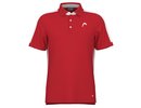 Head Slice Polo Shirt - red