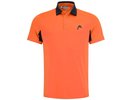 Head Slice Polo Shirt - flamingo