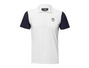 Hydrogen Tech Zipped Polo - white/blue