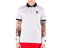 Hydrogen Half Zip Tech Tee - white/blue navy