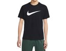Nike Sportswear Swoosh T-Shirt - black/white