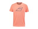 Babolat Big Flag Tee Men - fluo strike heather