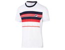 T-Shirt Sean - white/fila navy/fila red stripe