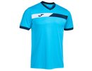 Joma Court Short Sleeve T-Shirt - fluor turquoise