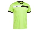 Joma Court Short Sleeve T-Shirt - lime/black/white