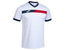 Joma Court Short Sleeve T-Shirt - white/red