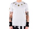 Hydrogen Star Tech Tee Man - white/gold