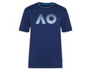 Australian open T-Shirt AO Textured Logo - navy