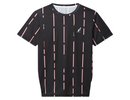 Australian Ace T-Shirt With Stripes Print - nero