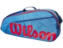 Wilson Junior 3 PK Racket Bag - blue/orange