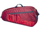 Wilson Junior 3 PK Racket Bag - red/infrared