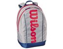 Wilson Junior Backpack - light grey/red/blue
