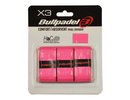 Bullpadel HaC Overgrip GB 1201 3P - rosa fluor