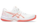 Asics Gel-Game 9 Clay/OC - white/sun coral