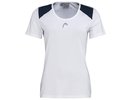 Head Club 22 Tech T-Shirt W - white/dark blue