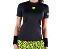 Hydrogen Panther Tech T-Shirt - black/yellow fluo