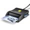 Axagon CARD READER FLAT SMARTCARD 4SL/USB2.0 1.3M CRE-SM3SD