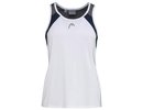 Head Club 22 Tank Top W - white/dark blue