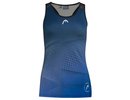 Head Play Tech Tank Top W - black/print padel