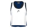 Head Play Crop Top - white/royal