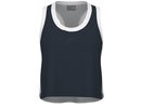 Head Play Crop Top - navy/grey