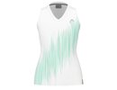 Head Performance Tank Top - candy/print perf white