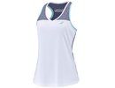 Babolat Play Tank Top Woman - white/blue heather