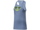Reebok Les Mills Graphic Racerback W - blue slate