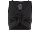 Reebok Studio Ruched Cropped Tank Top W - black