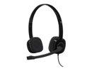 Logitech HEADSET STEREO H151/BLACK 981-000589