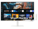 LCD Monitor|SAMSUNG|S32CM703UU|32&quot;|TV Monitor/Smart/4K|Panel VA|3840x2160|16:9|60Hz|Matte|4 ms|Speakers|Swivel|Height adjustable|Tilt|Colour White|LS32CM703UUXDU